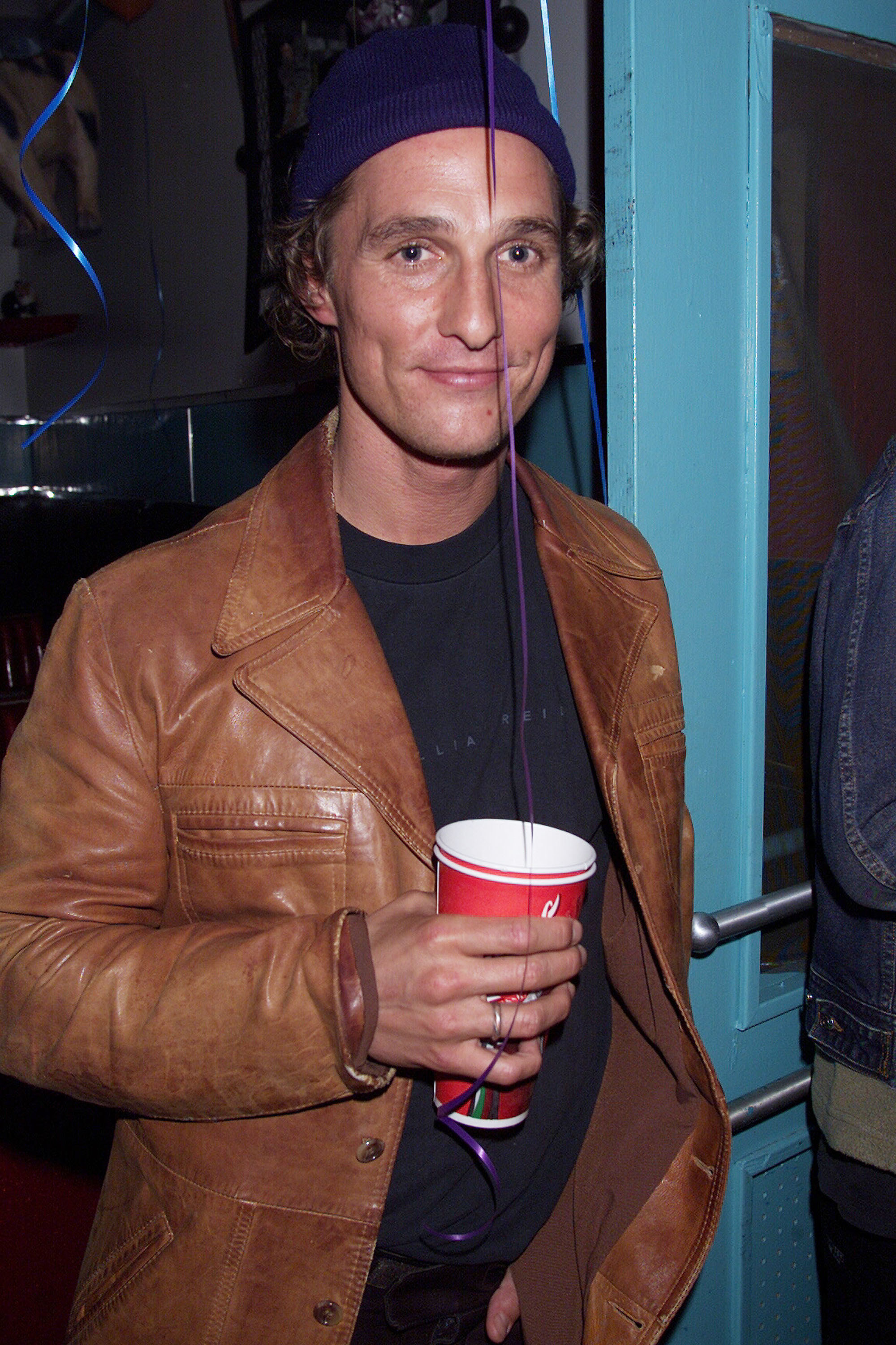 Matthew McConaughey at a party