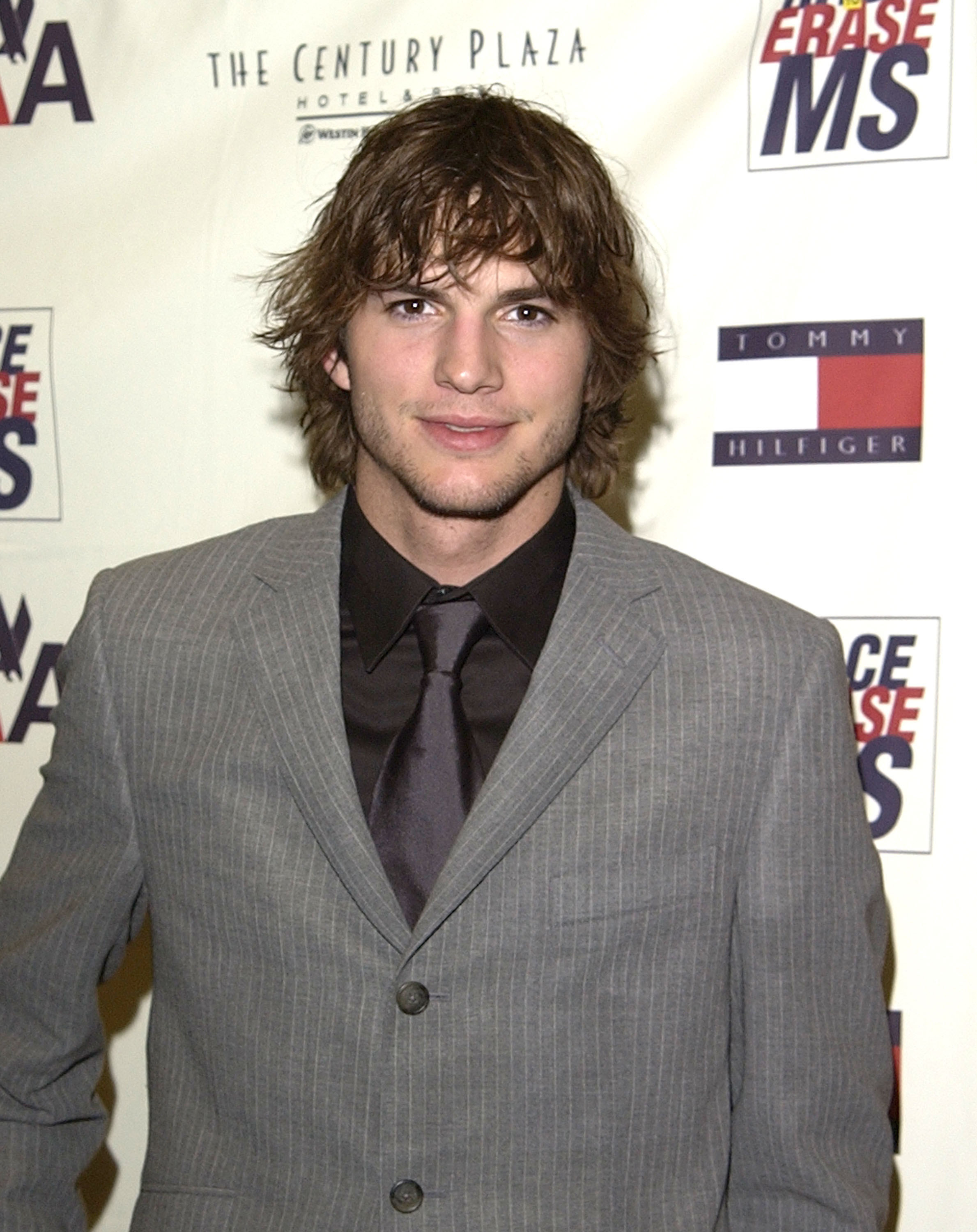 closeup of Ashton Kutcher