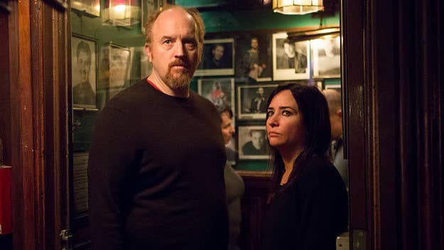 Louis C.K. would like you to please curb your enthusiasm immediately.