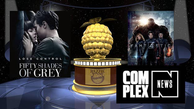 'Fifty Shades of Grey' takes home five Razzie Awards and is officially the worst film of the year.