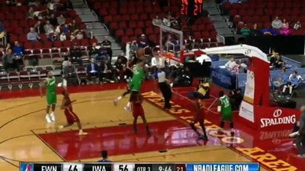 For a moment, and not a millisecond longer, the D-League outshined the NBA and March Madness. 