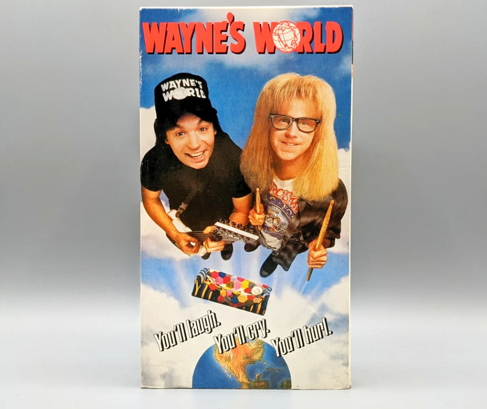 Wayne&#x27;s World videotape cover