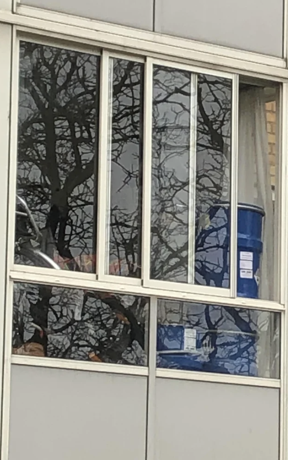 Vats in someone&#x27;s window