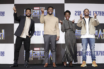 'Black Panther' director and stars.