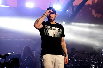 Eminem performs at Coachella.