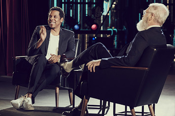 Jay Z talks to David Letterman