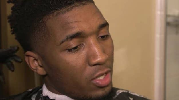 The NBA Rookie of The Year contender came to LA for a docu-series, where he filled us in on who he's bumping in and out of the gym.