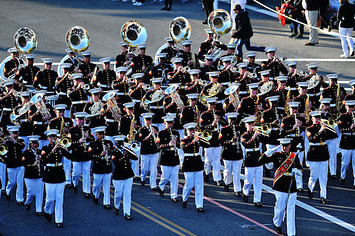 U.S. Marines at the 2018 Tournament of Roses Parade