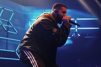Drake in Adidas Yeezy 500