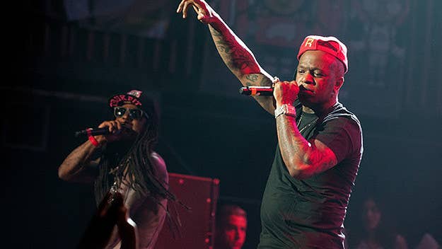 Lil Wayne is missing from the tracklist for obvious reasons.