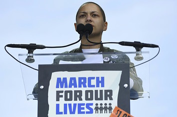 Emma Gonzalez at March for Our Lives rally.