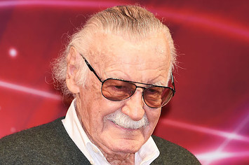 Stan Lee attends the opening day of Tokyo Comic Con.