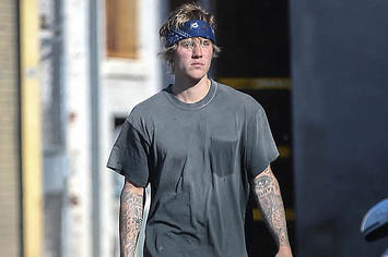 Justin Bieber is seen in Los Angeles.