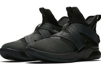 Nike LeBron Soldier 12 XII Zero Dark Thirty Triple Black Release Date AO4054 002 Main