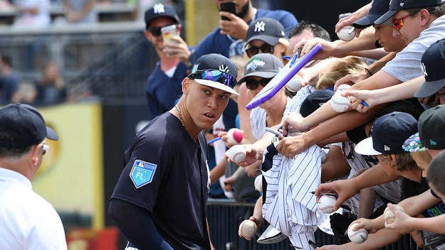 We caught up with the reigning A.L. Rookie of the Year, Yankees slugger Aaron Judge, to talk about the upcoming season and how living in Times Square last year wasn't as bad as many would think.