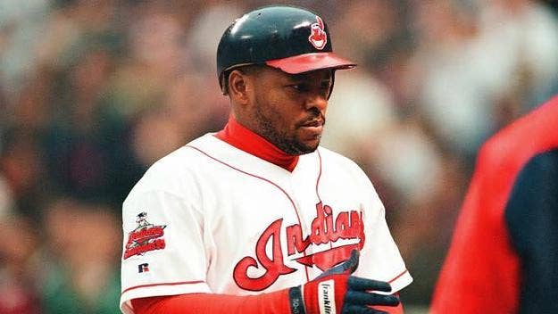 Former Indians slugger Albert Belle was arrested on Sunday on indecent exposure and extreme DUI charges.