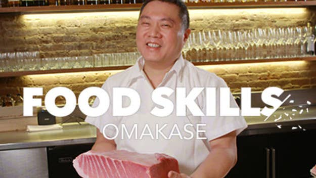 In Japanese cuisine, the concept of "omakase" leaves the choices entirely up to the chef. At Shuko, one of the premiere sushi restaurants in NYC, the menu is driven by the imaginations of Nick Kim and Jimmy Lau, as well as the whims of Mother Nature— we visit them on this episode of Food Skills.