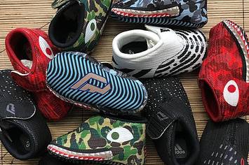 Dame Lillard Bape Adidas Baby Sneakers
