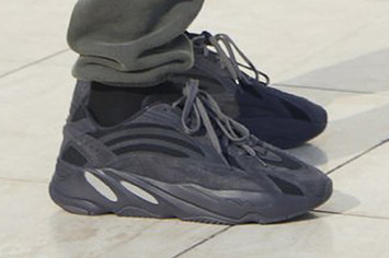 Adidas Yeezy Boost 700 'Black' (On Foot)