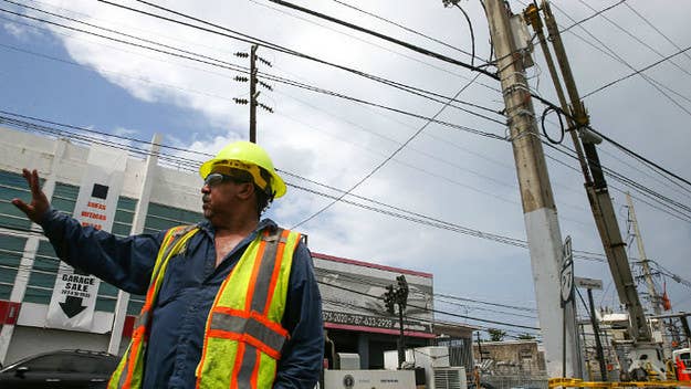 Puerto Rico experienced a power outage throughout the entire island.