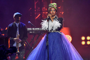 Lauryn Hill at he 33rd Annual Rock & Roll Hall of Fame Induction Ceremony