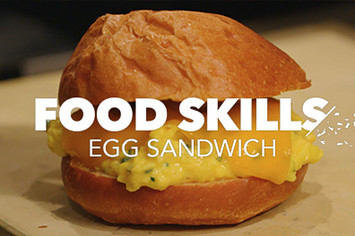 food skills eggslut sandwich