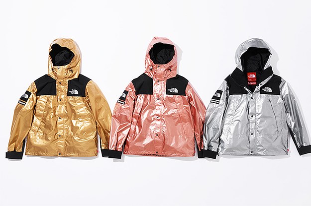 Supreme Unveils Its Latest Metallic Collection With the North Face