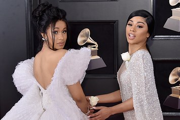 Cardi B and her little sister, Hennessy Carolina