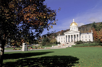 Vermont, Montpelier, State Capitol.