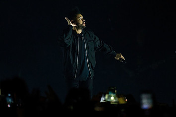 The Weeknd performs during Starboy: Legend of the Fall 2017 World Tour