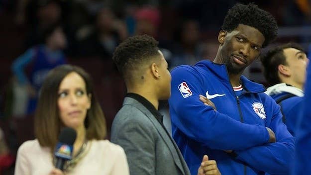 Joel Embiid fired another shot at FS1's Colin Cowherd.