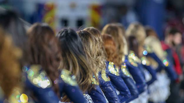 The Los Angeles Rams' enlist two men to join their cheerleading team.