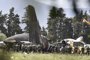 Algerian military plane crash.