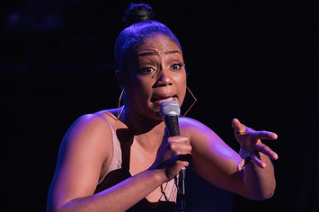 Comedian Tiffany Haddish performs onstage during the Moontower Comedy Festival.