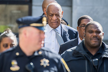 Bill Cosby leaving the Montgomery County Courthouse.