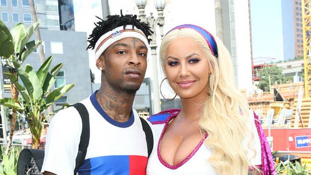 "I could never sit up here and say that I'm single," Amber Rose said, "'cause I don't feel single because I was just with him and I still love him."