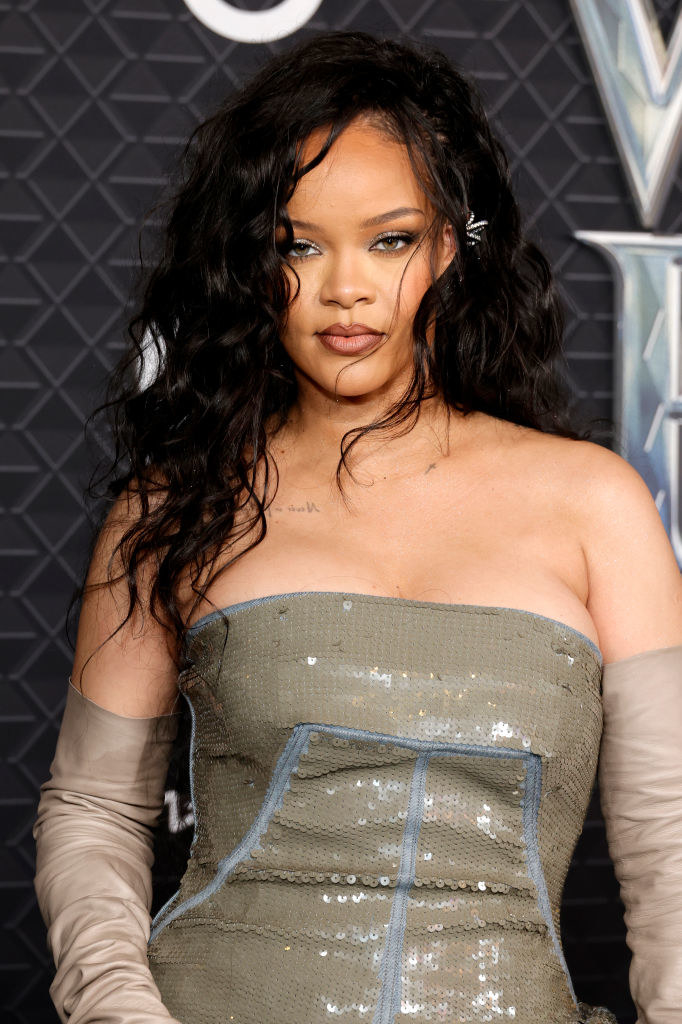 Closeup of Rihanna