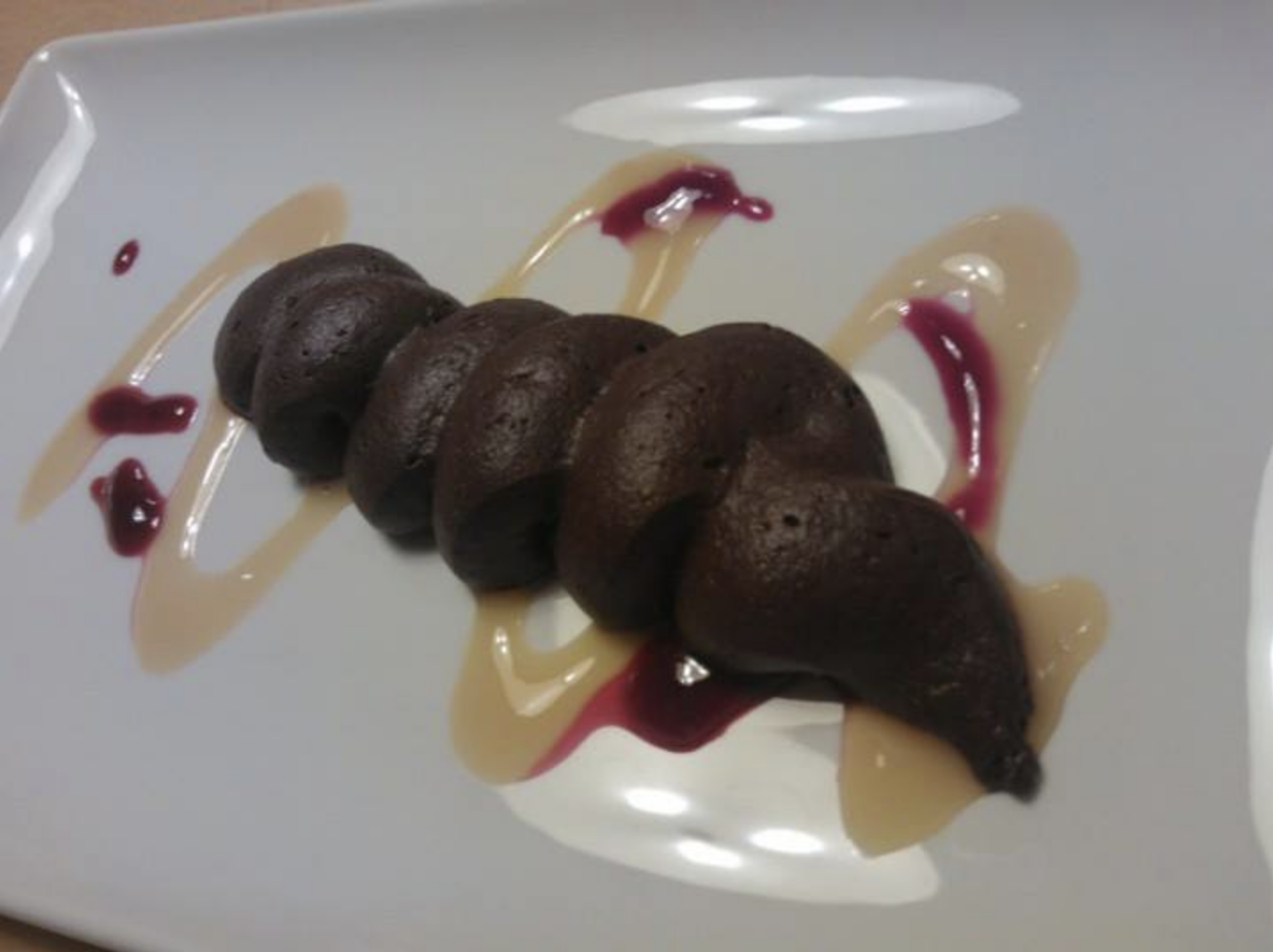Chocolate dessert that looks like poop