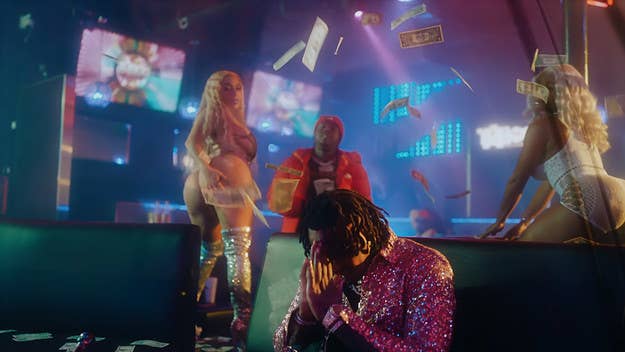 Following the release of his birthday celebration track "Blow," Memphis rapper Moneybagg Yo has dropped the neon-drenched video for his new track “Quickie.”