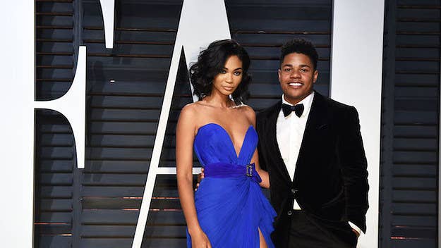 Chanel Iman and Sterling Shepard got married in Los Angeles.