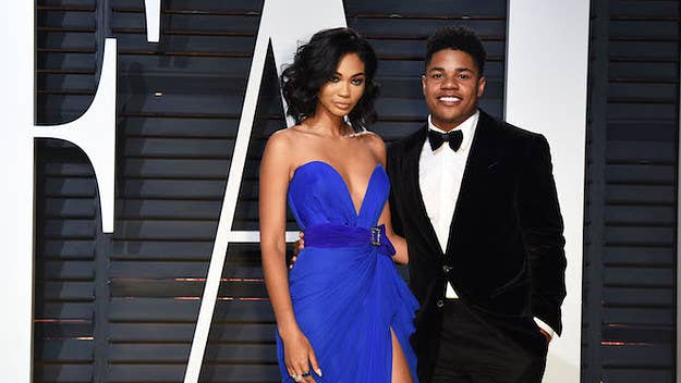 Chanel Iman and Sterling Shepard got married in Los Angeles.