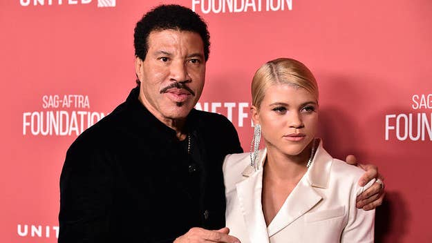 Lionel Richie is learning to deal with Sofia's relationship with Scott Disick.