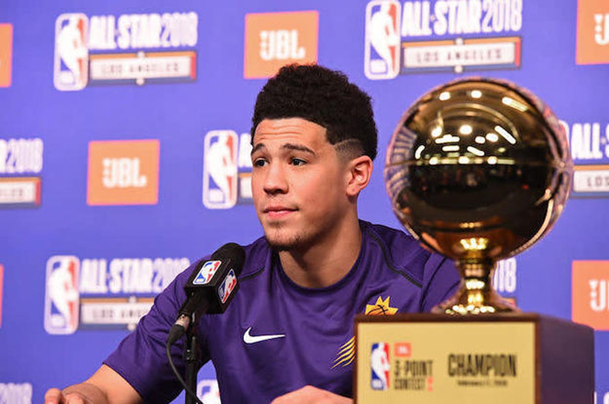 Suns' Devin Booker wins 3-point contest, Rockets' Eric Gordon finishes sixth
