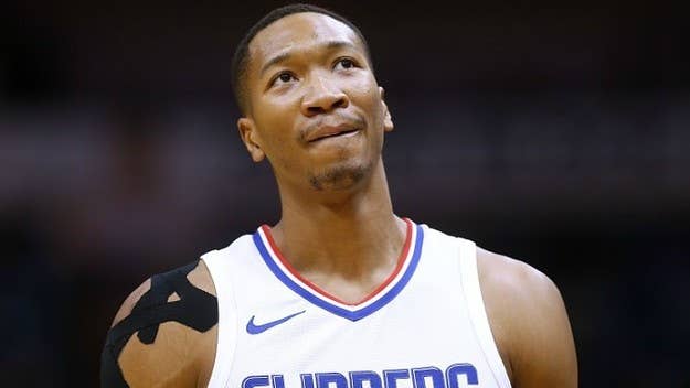 Wesley Johnson doesn't seem too worried about James Harden's crossover.