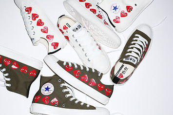 COMME des Garcons PLAY x Converse March 2018 Release Date