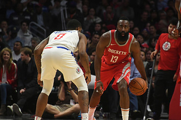 James Harden Clippers Rockets Feb. 2018
