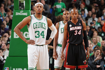 Paul Pierce  and Ray Allen