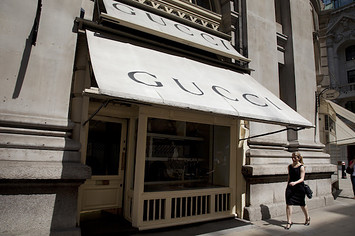 A Gucci store.