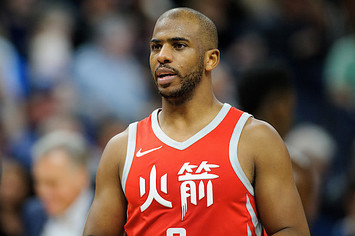 Chris Paul during a game against the Timberwolves.
