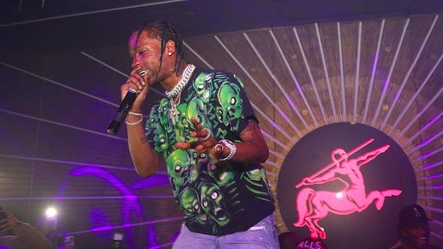 Travis performed hits like "Goosebumps" and "Antidote" in front of stars like French Montana, Future, and Guy Fieri. 